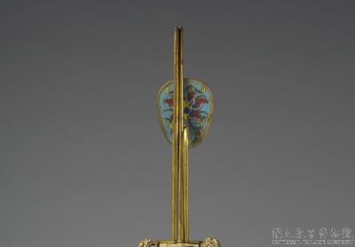 图片[3]-Copper vase in cloisonne enamels, Qing dynasty (1644-1911)-China Archive